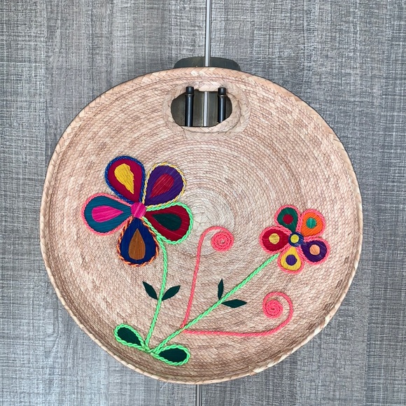 Woven Straw Tote‎ Beach Bag - Picture 3 of 8